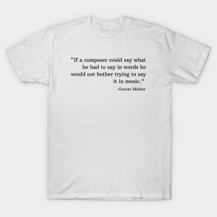 Gustav Mahler T-Shirt